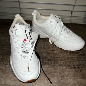 NWT Zara Tennis Shoes - white 8(39)